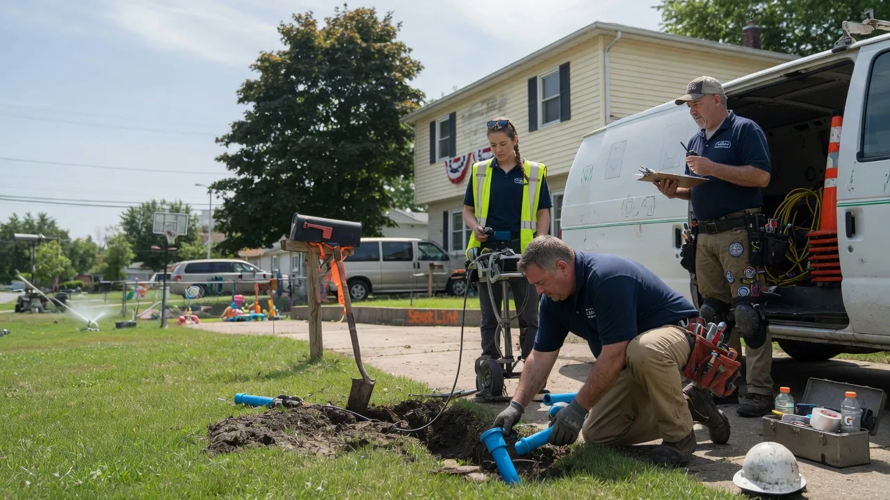 Slab Leak Repair in Lafferty, OH near me